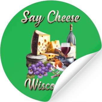 Discover Say Cheese, Wisconsin Stickers