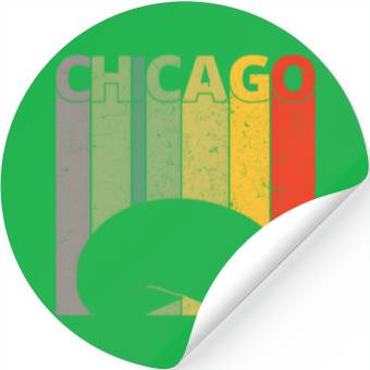 Discover Chicago Chicago Bean Cloud Gate Stickers
