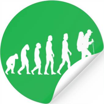 Discover Hiking Evolution | Mountaineer | Wanderlust Stickers