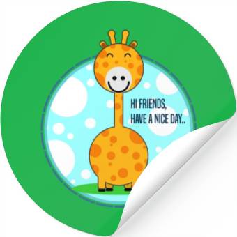 Discover The Fat Giraffe Stickers