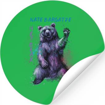 Discover Hey Bear Painting Stickers