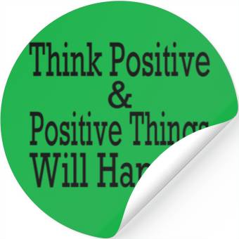 Discover Think Positive Stickers