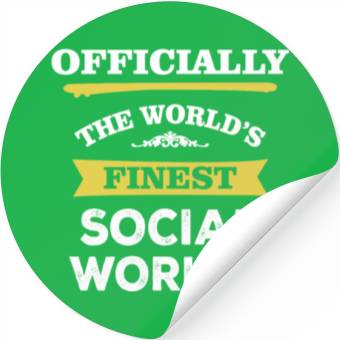 Discover The World's Finest Social Worker Stickers