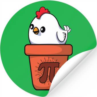 Discover Chicken Pot Pie Pi Day Math Equations Stickers