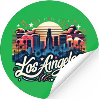 Discover Los Angeles Stickers