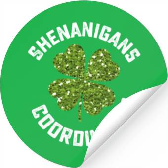 Discover Shenanigans Coordinator Funny St Patrick's Day Stickers