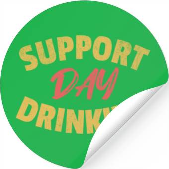 Discover Support Day Drinking Stickers