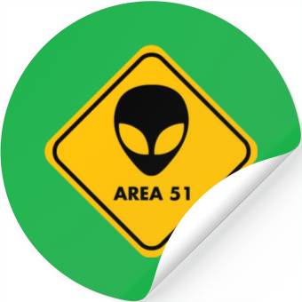 Discover Area 51 Stickers