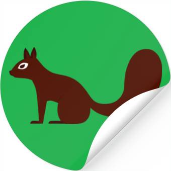 Discover Squirrel Stickers