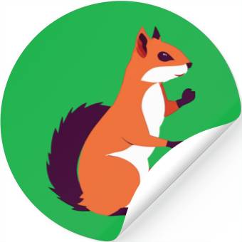 Discover Squirrel Stickers