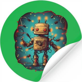 Discover Tangled Techmas Bot Stickers