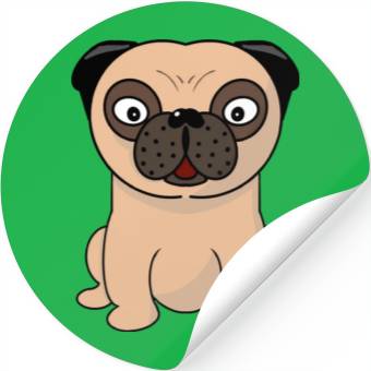 Discover Pug Stickers