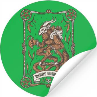 Discover Merry krampus Stickers