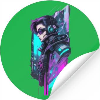 Discover sci fi character v10 Stickers