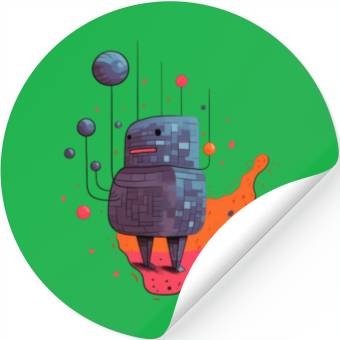 Discover Watcher Robot Stickers