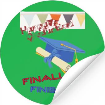 Discover Graduation Finished Stickers