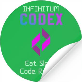 Discover Programmer Codex Eat Sleep Code Repeat Stickers