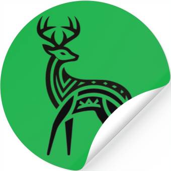 Discover Deer Native American Zodiac Stickers