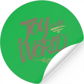 Discover joy to the world Stickers