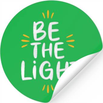 Discover Be The Light Stickers