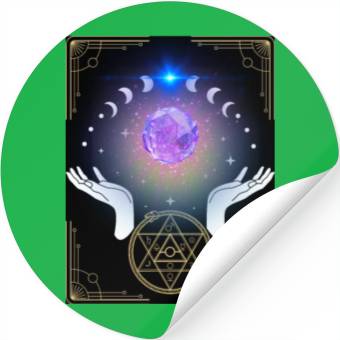Discover Witch Crystal Stickers
