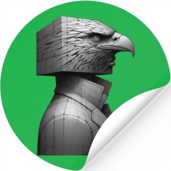 Discover Eagle Elegance Stickers