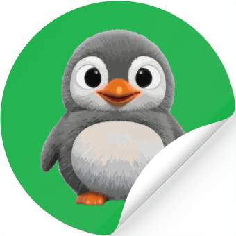 Discover penguin animals design Stickers
