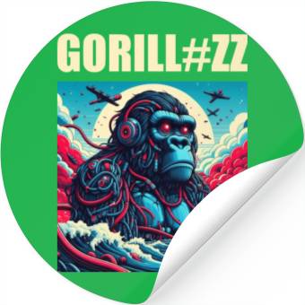 Discover gorilla robot Stickers