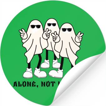 Discover Alone, not lonely!!! Stickers