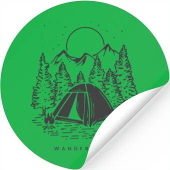 Discover Wandering Wilderness Stickers