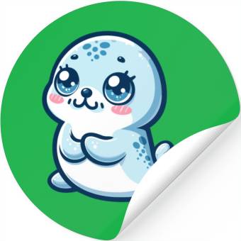 Discover Graceful Seal Serenity Stickers