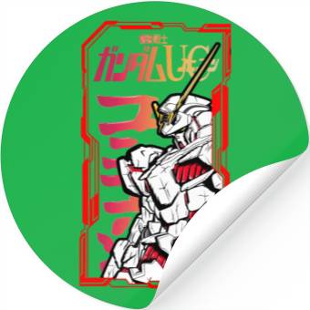 Discover Gundam unicorn Stickers