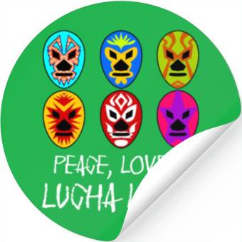 Discover Lucha Libre Mask Wrestling Stickers