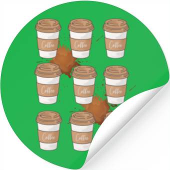 Discover Love for coffee Stickers