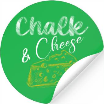 Discover Chalk and Cheese Stickers