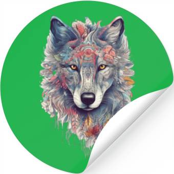 Discover Wolf Spirit Stickers