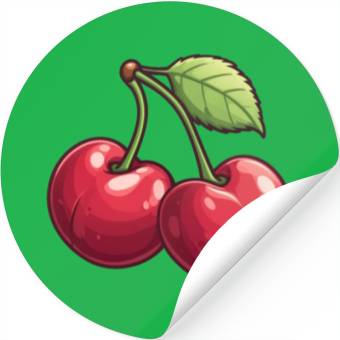 Discover Playful Cherry Stickers