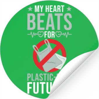 Discover Environmental Activist Green Environment Plastic Stickers