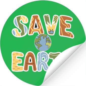 Discover Save Earth to Save Yourself Stickers