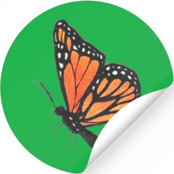 Discover Monarch butterfly 1 Stickers