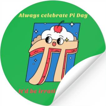 Discover Mathematics Pi Day Stickers