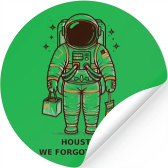 Discover Houston, We Forgot Snacks! Stickers