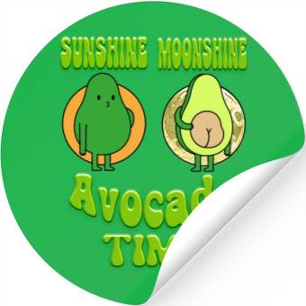 Discover Avocado Time Stickers