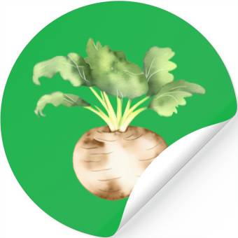 Discover Fresh Turnip Stickers