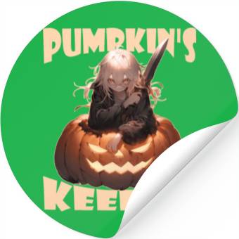 Discover Pumpkin's Keeper Evil Killer Anime Jack O Lantern Stickers