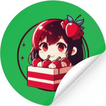 Discover Red Velvet Cake Stickers