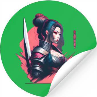 Discover Cyberpunk Samurai Cyberpunk Stickers