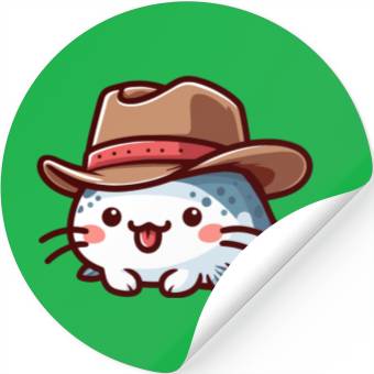 Discover Catfish with Hat Stickers