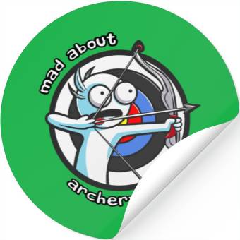 Discover Mad About Archery Stickers