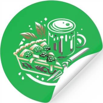 Discover breakfast with chocolate Stickers